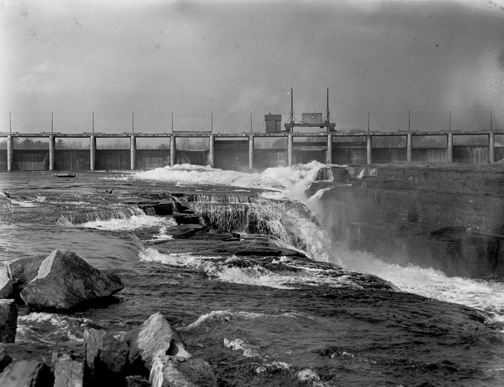 Le barrage-voûte sera construit entre 1907 et 1909